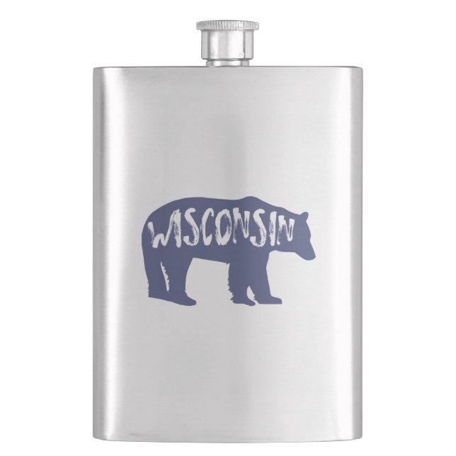 Petaca Wisconsin Bear (Anverso)
