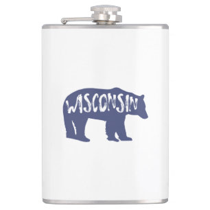 Petaca Wisconsin Bear