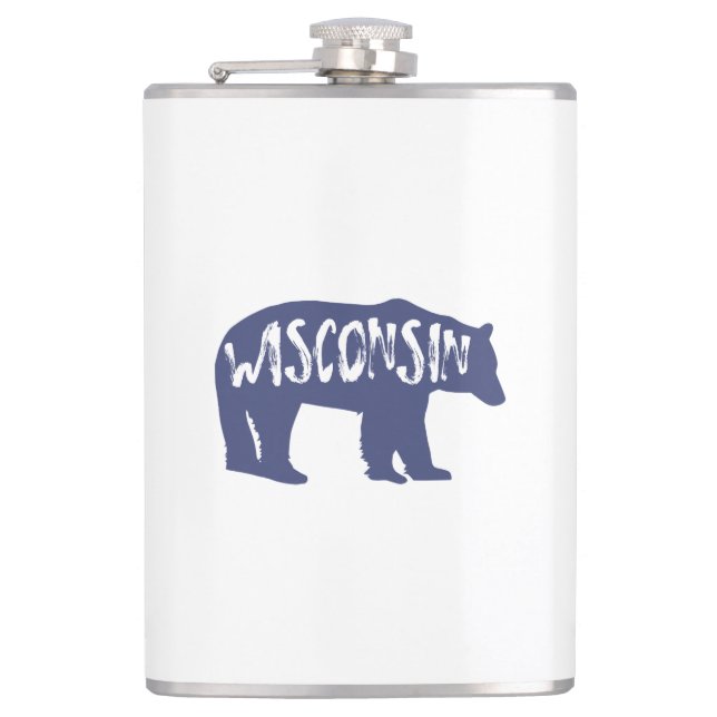 Petaca Wisconsin Bear (Anverso)
