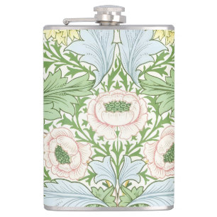 Petaca Wm Morris Myrtle Floral Arte Nuevo Brillante