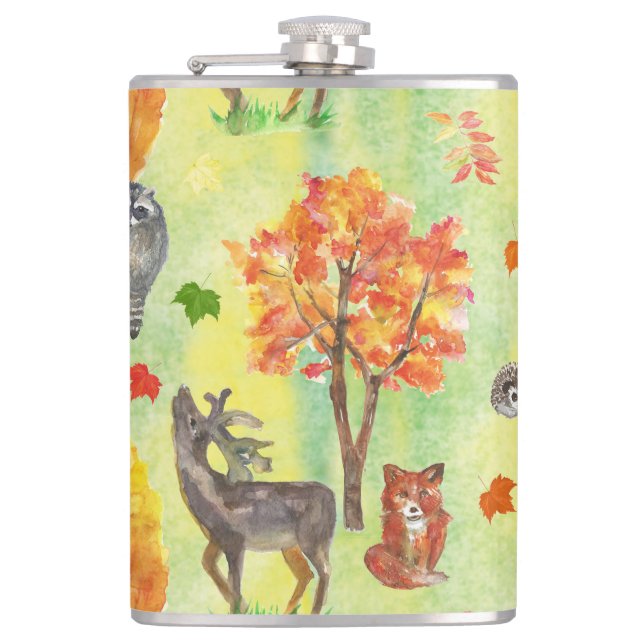 Petaca Woodland Watercolor (Anverso)