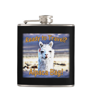 Petaca World Traveller - Funny Alpaca Bag