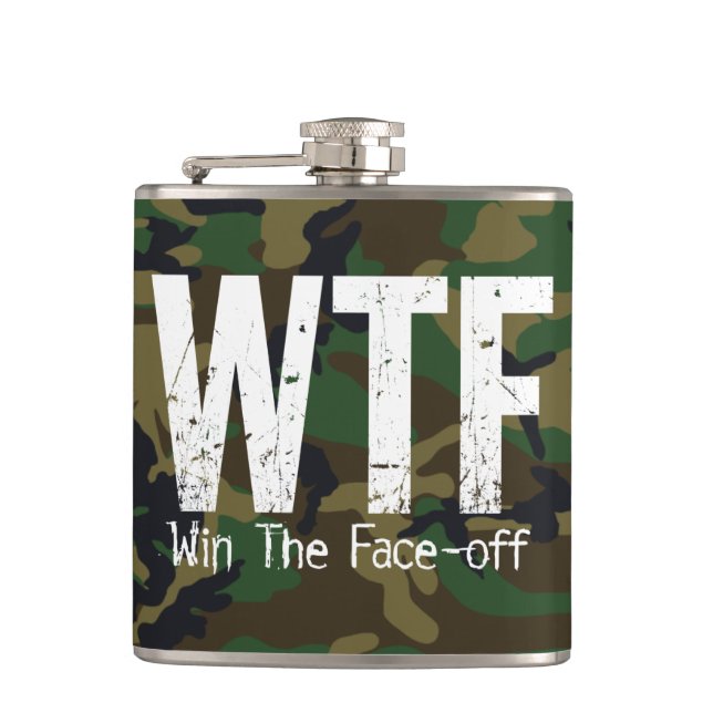 Petaca WTF: Ganar la derrota (hockey) (Anverso)