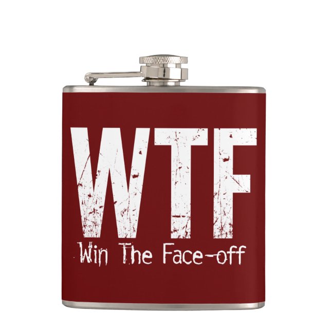 Petaca WTF: Ganar la derrota (hockey) (Anverso)