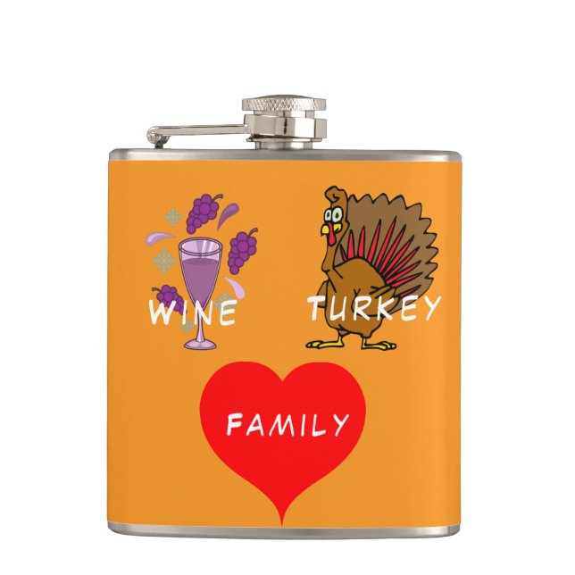 Petaca WTF Wine Turkey Family Thunder_Cove (Anverso)