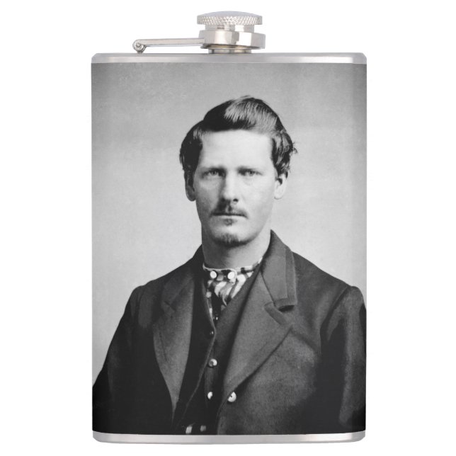 Petaca Wyatt Earp: Lawman, Gunfighter, guardián de Saloon (Anverso)