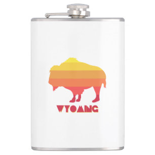 Petaca Wyoming Bison