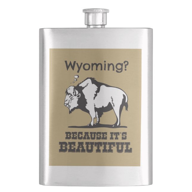Petaca ¿Wyoming? Porque es hermoso (Anverso)