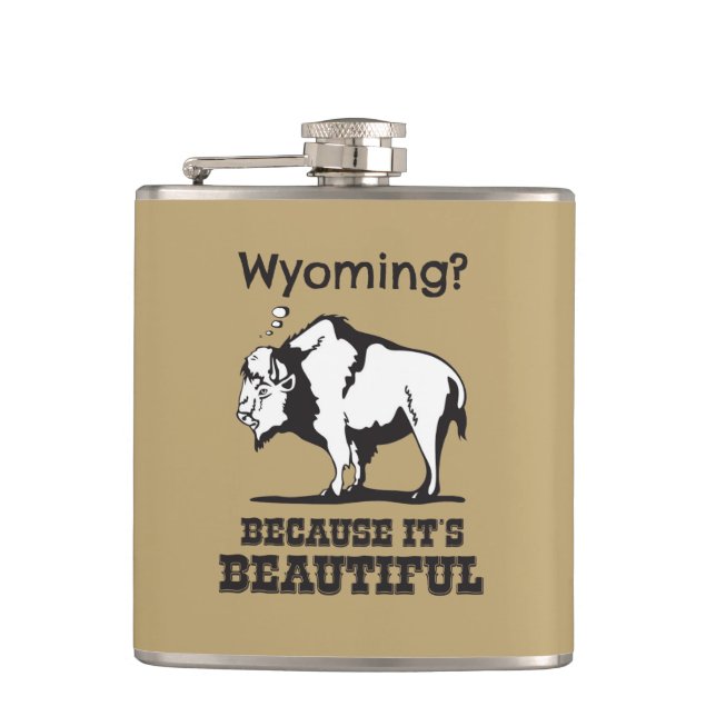 Petaca Wyoming? ¡Porque Es Hermoso (Anverso)