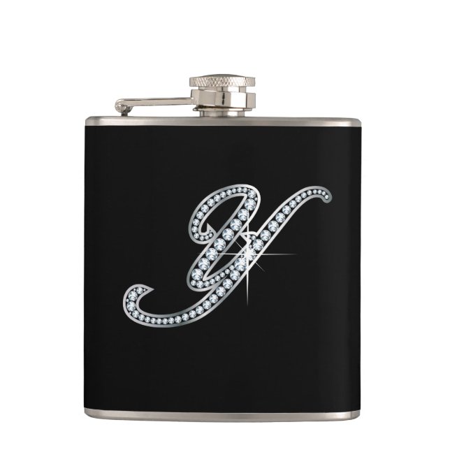 Petaca Y Script "Diamond Bling" Flask (Anverso)