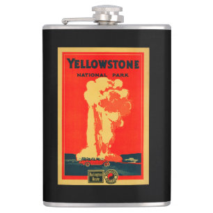 Petaca Yellowstone, poster fiel viejo de la publicidad