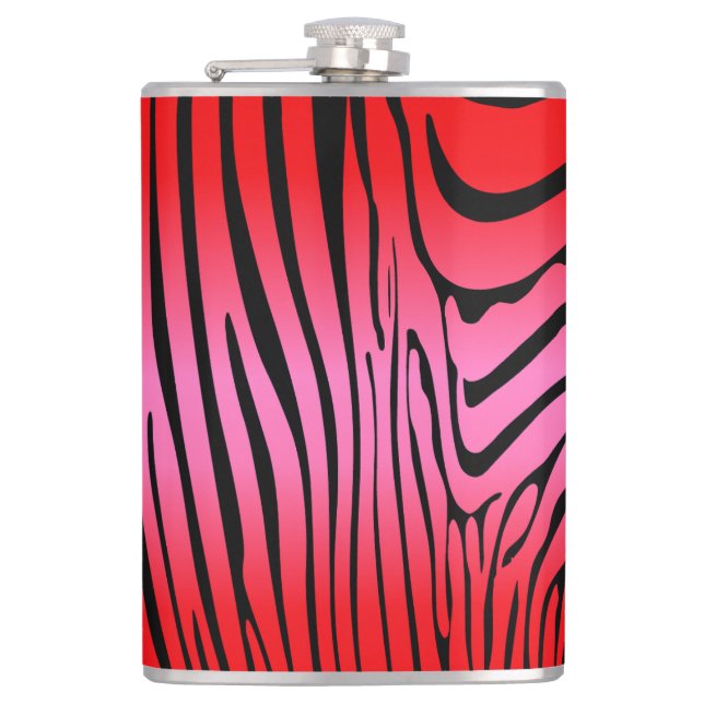 Petaca Zebra Rojo (Anverso)