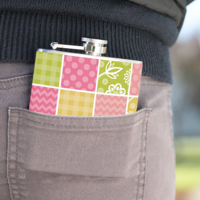 Petaca Zigzag, Chevron, Polka Dots, Gingham, Patchwork (In Situ)