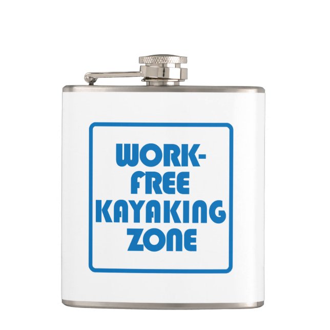 Petaca Zona de Kayak Libre de Trabajo (Anverso)