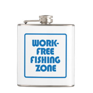 Petaca Zona de pesca libre de trabajo