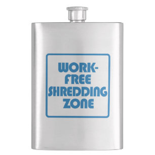 Petaca Zona de trituración libre de trabajo