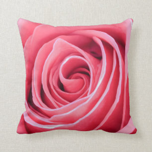 Petales florales rosados elegantes  Cojín decorati