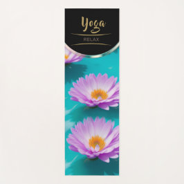 Pétalos de agua rosados - Yoga Mat