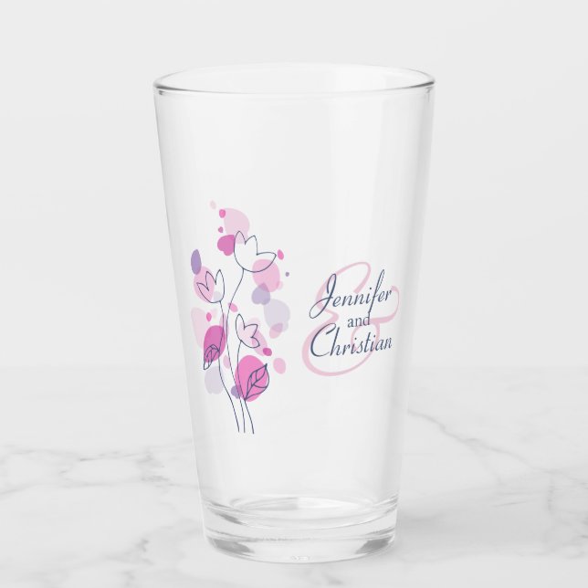 pétalos de confeti boda nombres personalizados col (Anverso)