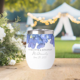 Pétalos de Hortensia Azul Bodas Nombres Personaliz