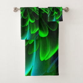 Pétalos doblados de corola esterilizada verde