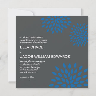 Pétalos finos | Cerulean | Invitación a la boda