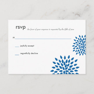 Pétalos finos | Cerulean | RSVP