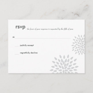 Pétalos finos | Plata | RSVP