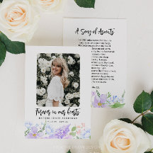 Pétalos Púrpura Para Siempre En Nuestra Tarjeta De