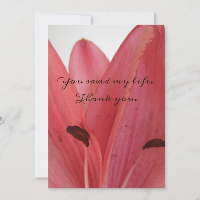 Pétalos rosas planos que guardaste mi tarjeta de v (Anverso)