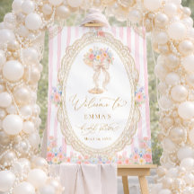 Petals and Prosecco Bridal Shower Welcome