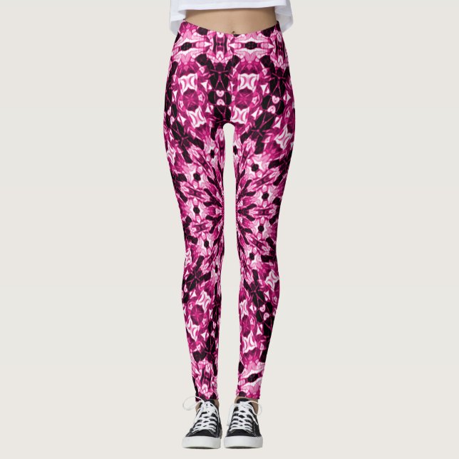 Petals Rosa Zen Love Leggings (Anverso)
