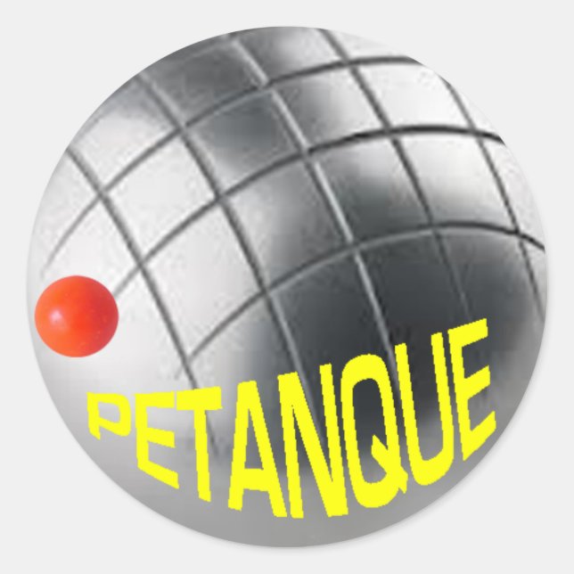 Petanque Pegatina (Anverso)