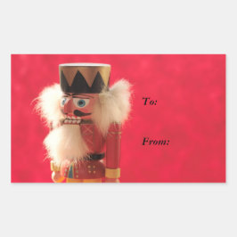 petardo en pegatinas de etiquetas de regalo rojas