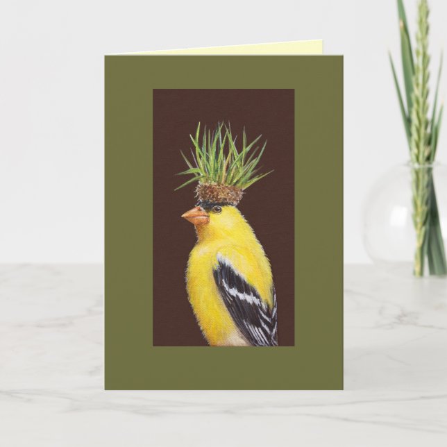 Pete la tarjeta de goldfinch (Anverso)