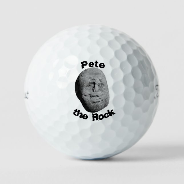 Pete los pelotas de golf Rock Pro-V1 (Anverso)