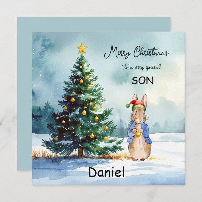 Peter, el árbol de Navidad de los conejos (Anverso / Reverso)