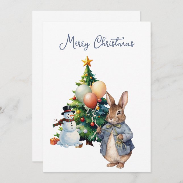 Peter, el árbol de Navidad de los conejos (Anverso / Reverso)