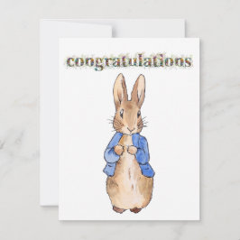 Peter el conejo Felicitaciones Wildflowers