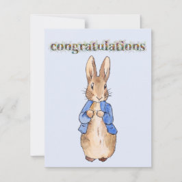 Peter el conejo Felicitaciones Wildflowers