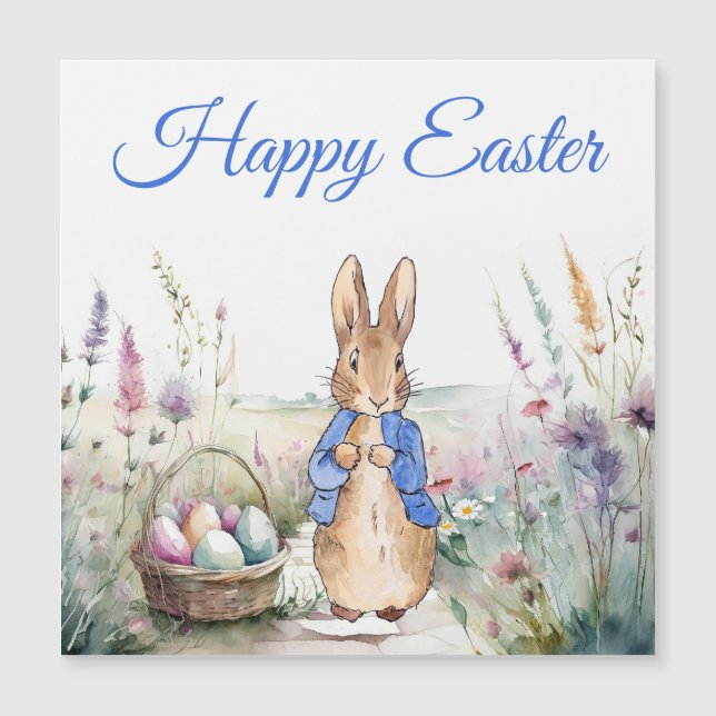 Peter el conejo Feliz Pascua (Anverso)