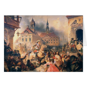 Peter el grande conquista Narva en 1704, 1859