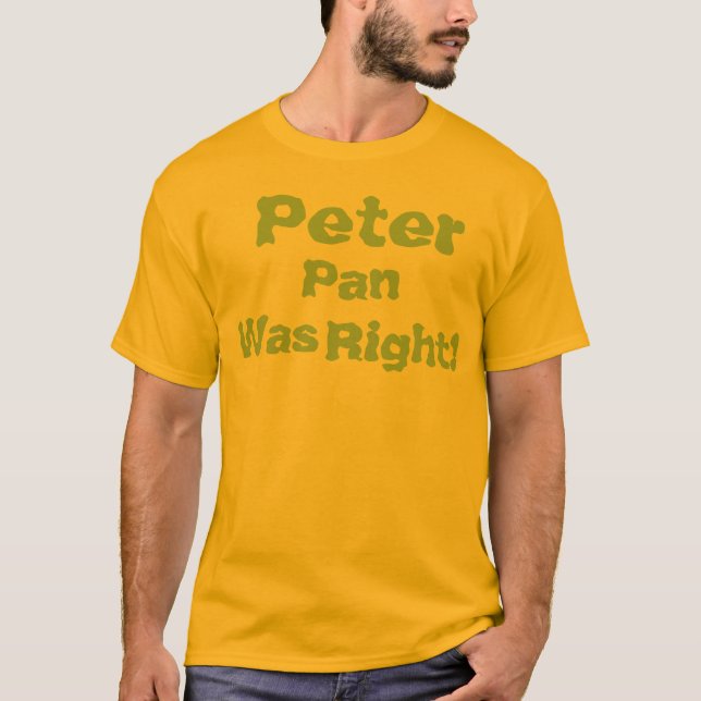 Peter Pan era camiseta derecha (Anverso)