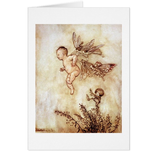 Peter Pan y hadas (espacio en blanco dentro) (Frente)