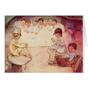 Peter Pan y Wendy subterráneos con los muchachos
