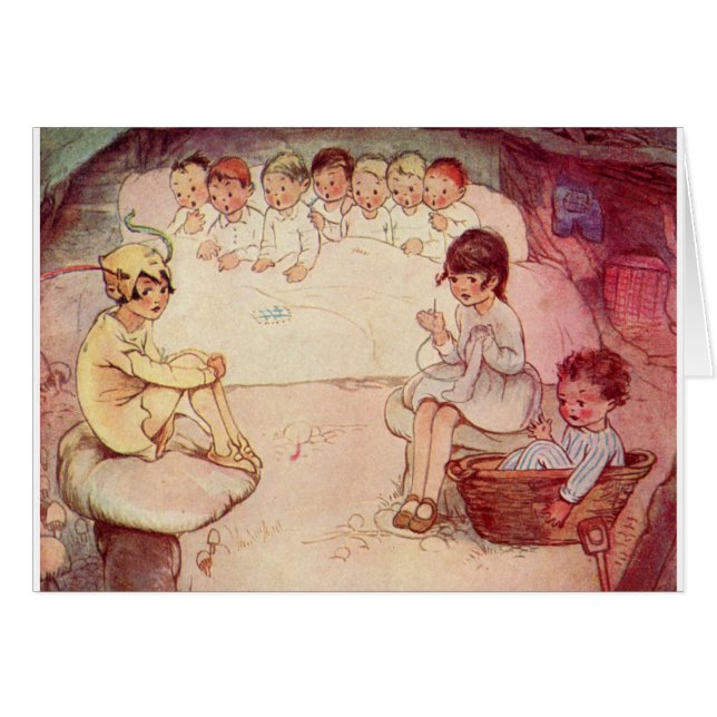 Peter Pan y Wendy subterráneos con los muchachos (Anverso (Horizontal))