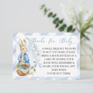 Peter Rabbit Baby Boy - Tarjeta de inserción para