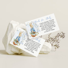 Peter Rabbit Baby Boy - Tarjeta de inserción para 