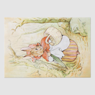 Peter Rabbit (cesta) Papel de tejidos