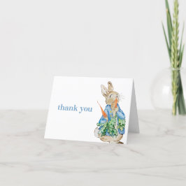 Peter Rabbit Gracias Tarjeta Baby Shower